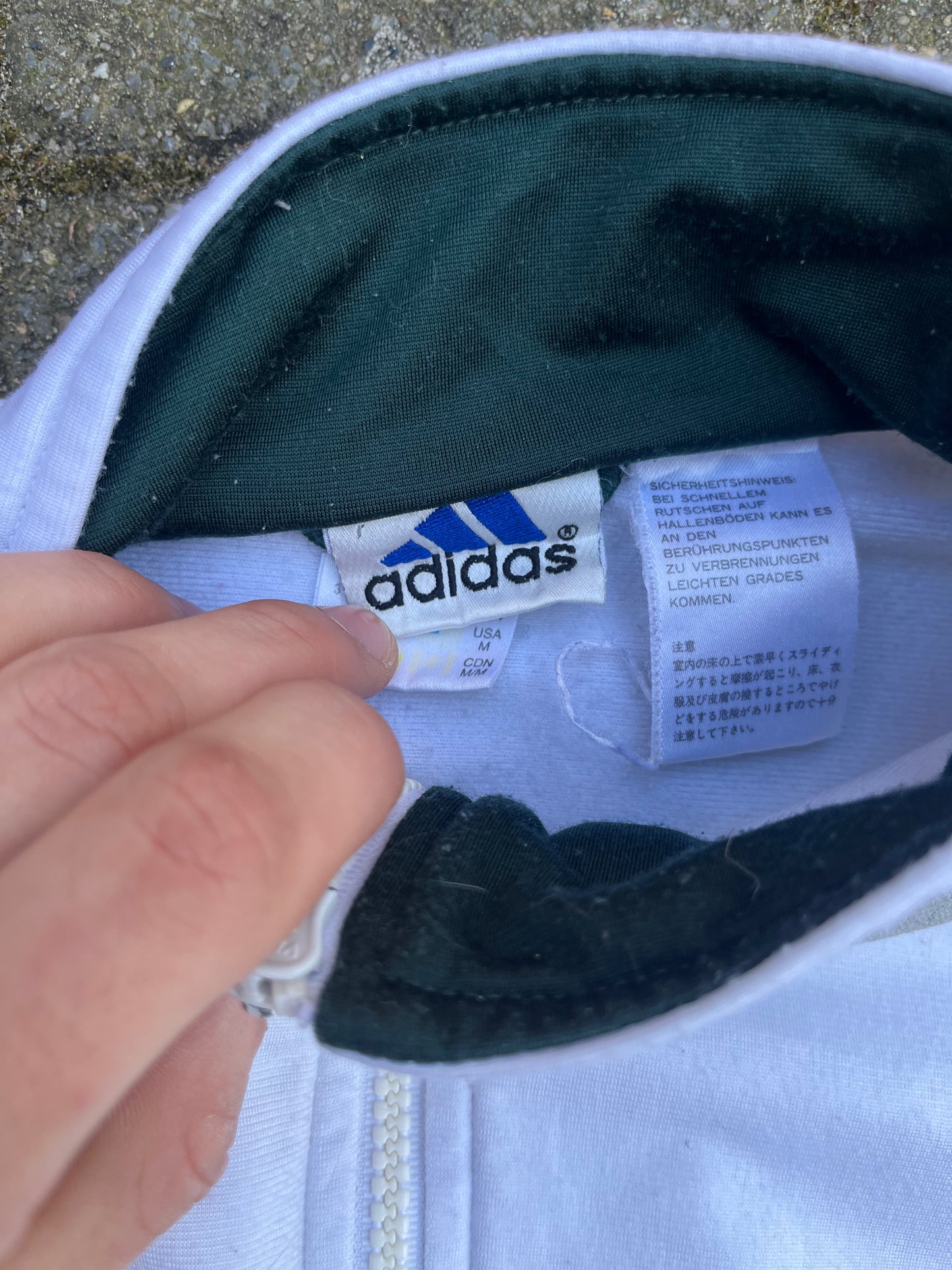 Retro Adidas Trainingsjacke - M